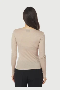 Neo Noir Nella Fine Rib Blouse 167271< Bluser & Skjorter