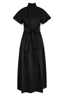 Nellie Poplin Dress 165275*Neo Noir Clearance