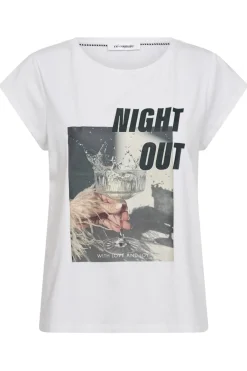 Co´Couture Nightcc Out Tee 33118< T-Shirts & Toppe