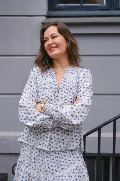 Nipoa Dot Flower Blouse 165284*Neo Noir Sale