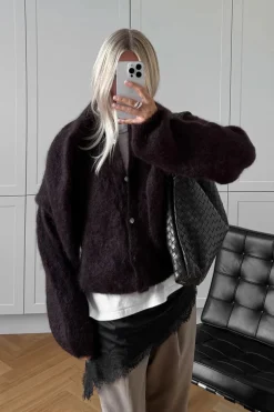 Noella N-Kae Mohair Cardigan 15250003< Cardigans|Ammevenligt Tøj