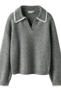 Name It Nkfrikasa Ls Knit Polo<Børn Bluser & Skjorter