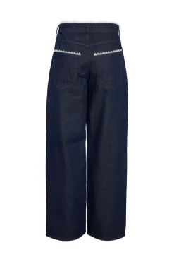 Nmadriana Nw Loose Lace Jeans Db*Noisy May New