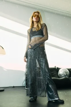 Nmadriana Nw Silver Coated Jeans Az453Mb*Noisy May Sale