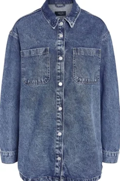 Nmalva L/S Denim Shacket Az351Mb*Noisy May Sale