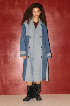 Nmarizona Denim Trenchcoat Dd*Noisy May New