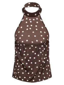 Nmbambi Halterneck Satin Top*Noisy May Sale