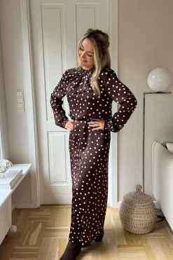 Noisy May Nmbambi Midi Satin Skirt< Nederdele