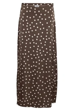 Noisy May Nmbambi Midi Satin Skirt< Nederdele