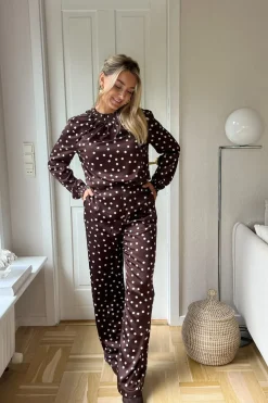 Noisy May Nmbambi Satin Pant< Sæt 🛍️|Bukser, Jeans & Leggings