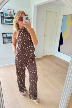 Noisy May Nmbambi Satin Pant< Sæt 🛍️|Bukser, Jeans & Leggings