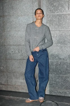 Noisy May Nmbrayana L/S Bow Trim Knit Cardigan< Cardigans|Ammevenligt Tøj