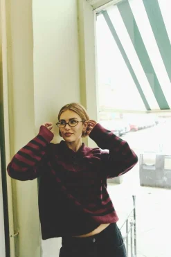 Noisy May Nmbrooke L/S Frill Collar Knit< Cardigans