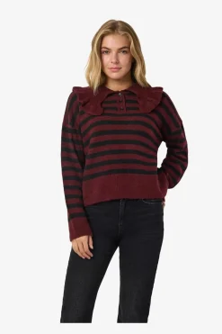 Noisy May Nmbrooke L/S Frill Collar Knit< Cardigans