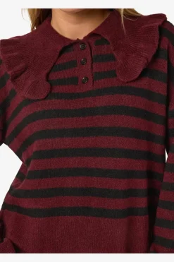 Noisy May Nmbrooke L/S Frill Collar Knit< Cardigans