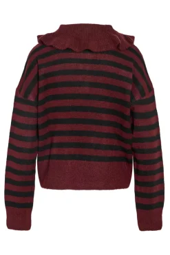 Noisy May Nmbrooke L/S Frill Collar Knit< Cardigans