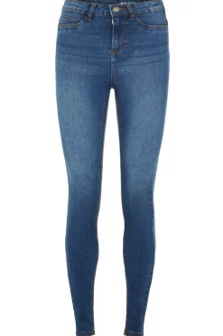 Noisy May Nmcallie Skinny Blue Jeans Fwd< Bukser, Jeans & Leggings