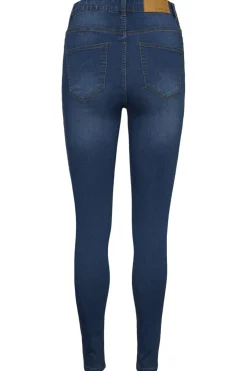Noisy May Nmcallie Skinny Blue Jeans Fwd< Bukser, Jeans & Leggings