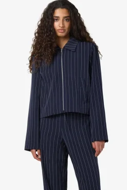 Noisy May Nmella L/S Pinstripe Jacket Fwd< Sæt 🛍️|Overtøj & Jakker