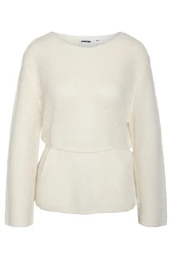 Noisy May Nmesme L/S O-Neck Tie Knit Fwd< Strik|Bluser & Skjorter