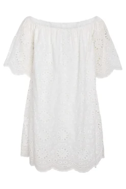 Noisy May Nmfiona Offshoulder Broderie Abk Dress< Kjoler