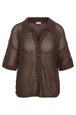 Nmflorine S/S Oversized Knit Shirt*Noisy May