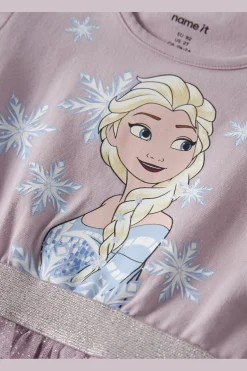 Name It Nmfosimi Frozen Ls Tulle Dress Lnoos Wdi<Børn Kjoler