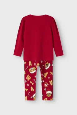 Name It Nmfsarba Paw Ls Nightset<Børn Nattøj & Undertøj