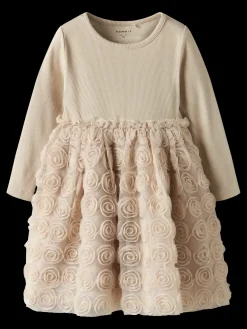 Name It Nmfsykia Tulle Ls Dress<Børn Kjoler