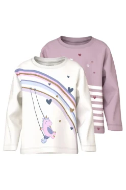 Name It Nmfvaliane Ls Nreg Top<Børn Bluser & Skjorter