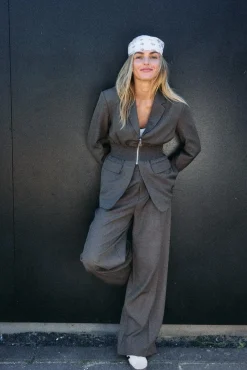 Noisy May Nmiris L/S Smock Fitted Blazer< Sæt 🛍️|Jakkesæt