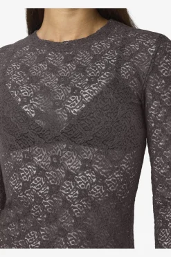 Noisy May Nmjudith L/S Lace Top< T-Shirts & Toppe