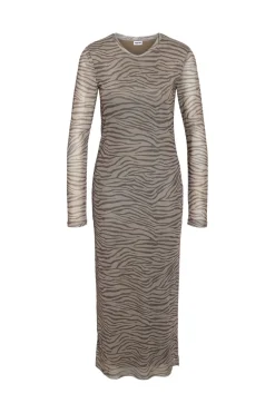 Noisy May Nmjudith L/S Mesh Dress Fwd< Kjoler