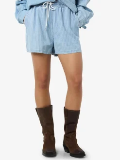 Nmkatri Nw Elastic Stripe Short Bs006Lb*Noisy May Outlet