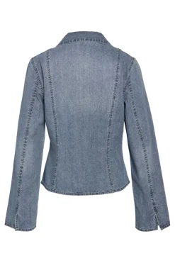 Noisy May Nmmaisy L/S String Denim Shirt Bs031Lb< Sæt 🛍️|Bluser & Skjorter