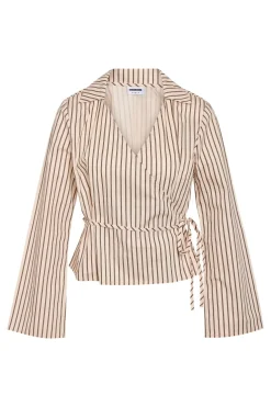 Noisy May Nmmette L/S Wrap Top< Sæt 🛍️|Bluser & Skjorter