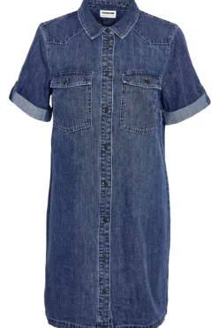 Nmnew Signe S/S Denim Dress Vi002Mb*Noisy May Clearance