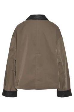 Noisy May Nmnora Pu Collar Jacket Dd< Overtøj & Jakker