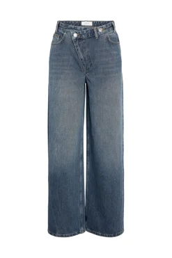Nmsabine Nw X Over Wide Jeans Fo090Mb*Noisy May Clearance