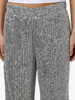 Nmscarlet Sequin Wide Pants*Noisy May Hot