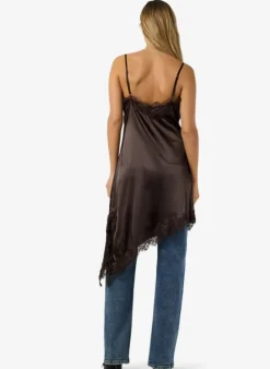 Noisy May Nmsofie S/L Satin Lace Dress< Kjoler