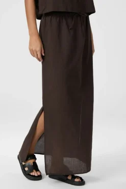Neo Noir Noa Linen Skirt 159936< Nederdele