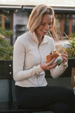 Neo Noir Nolana Zip Blouse 167175< Træningstøj|Bluser & Skjorter