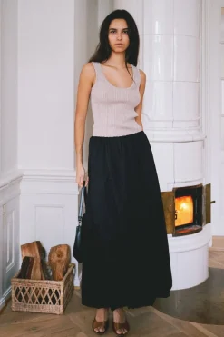 Ober Long Balloon Skirt*Neo Noir Outlet