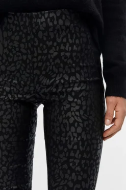 Object Objbelle Coated Leggings< Bukser, Jeans & Leggings