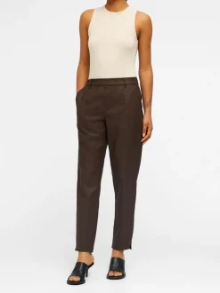 Objbelle Lisa Coated Pant*Object Discount