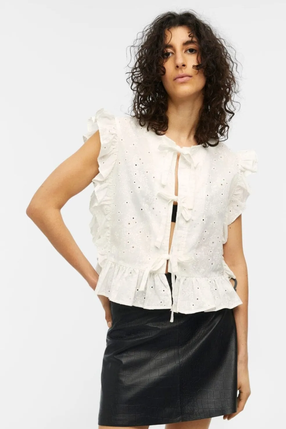 Object Objcilie S/L Top< Bluser & Skjorter|Ammevenligt Tøj