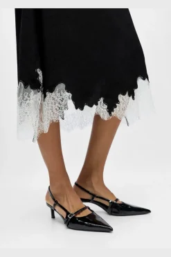 Objdalme Long Lace Skirt Aw Fair 25*Object