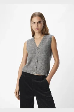 Objdiana Re V-Neck Knit Vest*Object Online