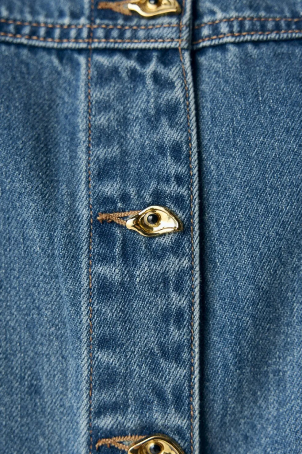 Objdivona Denim S/L Waistcoat 140*Object Outlet